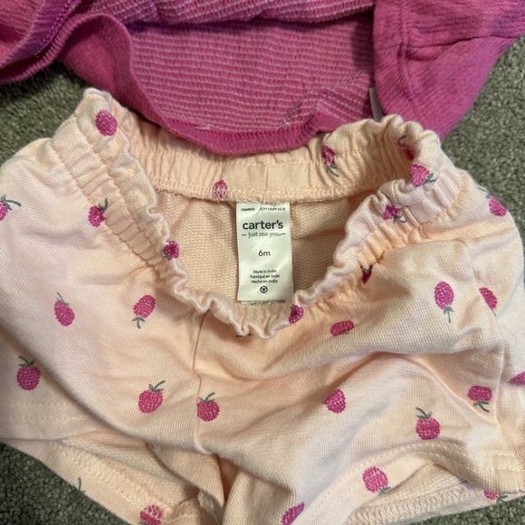 Carter's Fuchsia Ruffle Top - Picture 3 of 3